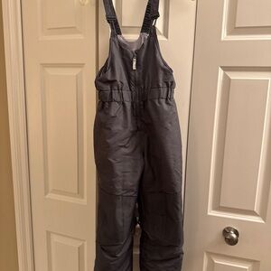Boys Medium All in Motion Gray Fleece Bib Overalls for Snow